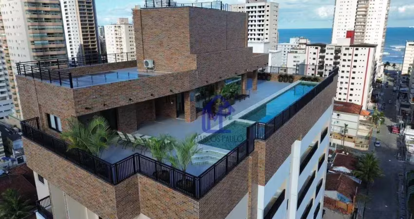 Apartamento com 2 dormitórios à venda, 73 m² por r$ 499.000,00 - aviação - praia grande/sp