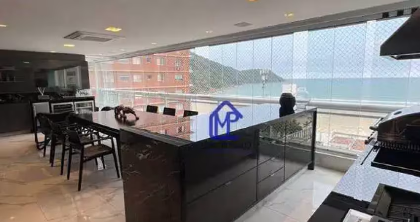 Apartamento com 4 dormitórios à venda, 250 m² por r$ 4.300.000,00 - canto do forte - praia grande/sp