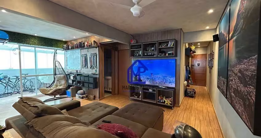 Apartamento com 3 dormitórios à venda, 120 m² por r$ 638.000,00 - vila guilhermina - praia grande/sp