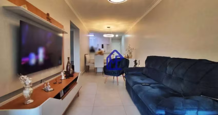 Apartamento com 2 dormitórios à venda, 76 m² por r$ 650.000,00 - boqueirão - praia grande/sp