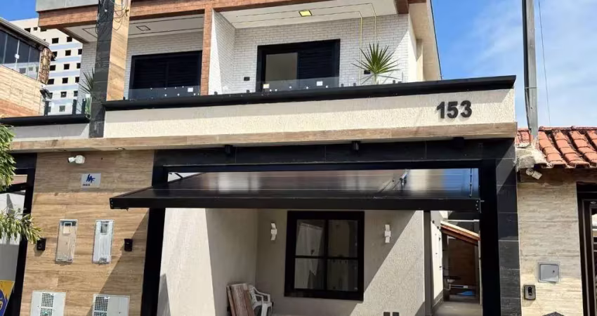 Casa com 3 dormitórios à venda por r$ 950.000,00 - maracanã - praia grande/sp