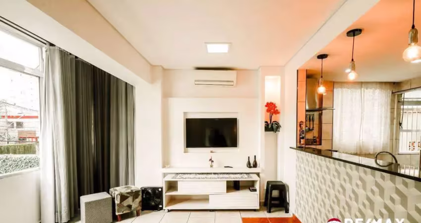 Apartamento com 1 dormitório à venda, 57 m² por r$ 315.000,00 - itararé - são vicente/sp