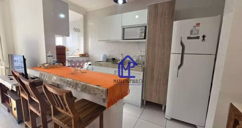 Apartamento com 1 dormitório à venda, 50 m² por r$ 320.000,00 - vilamar - praia grande/sp