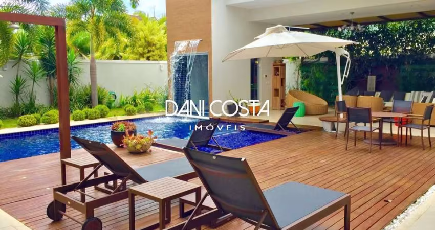 Barra da Tijuca, Santa Mônica Jardins! Lindíssima Casa Duplex (5 Suítes, Hidro e Piscina)