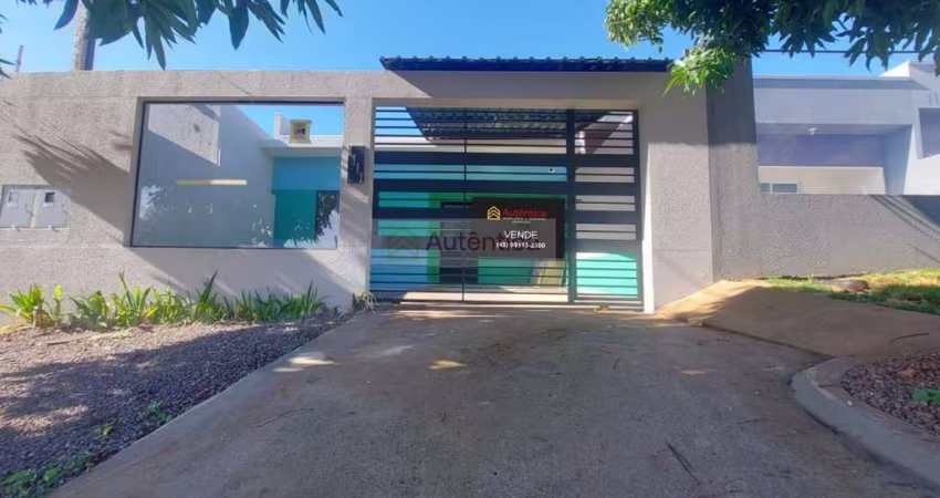 Casa para Venda em Cascavel, Santa Cruz, 2 dormitórios, 1 banheiro, 2 vagas