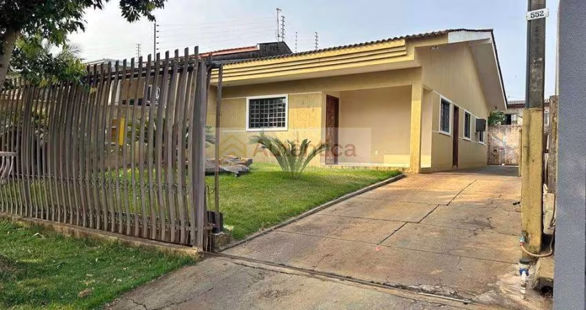Casa para Venda em Cascavel, CANADÁ, 2 dormitórios, 1 banheiro, 5 vagas