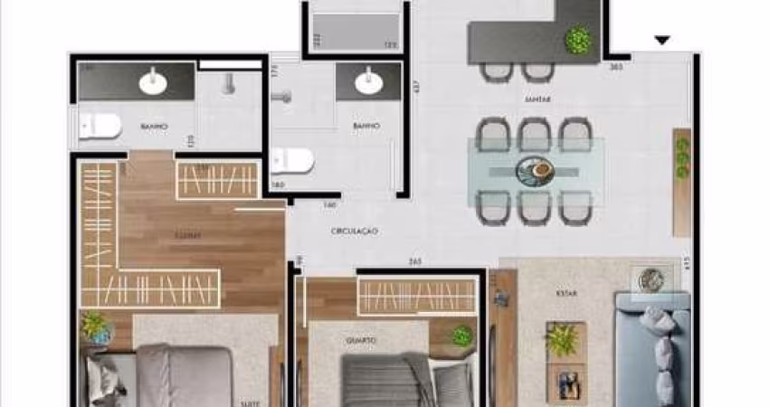 Apartamento com 2 quartos à venda na Rua Castelo de Abrantes, --, Castelo, Belo Horizonte