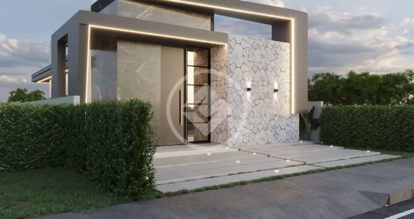 Casa em construção em condomínio fechado!