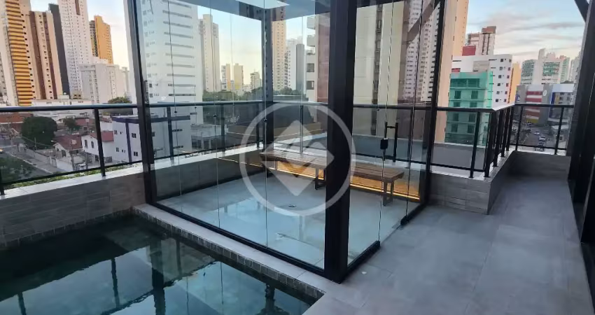 Flat com 1 quarto à venda na Avenida João Maurício, 1, Manaíra, João Pessoa