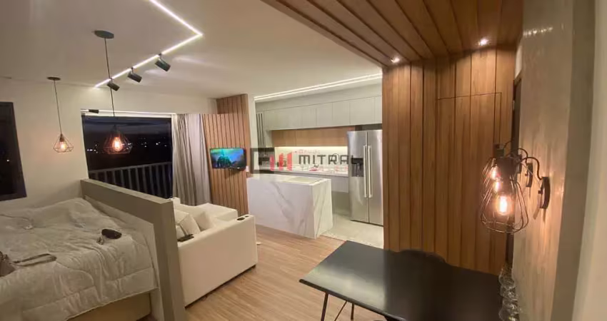 Apartamento à Venda, Ed. Freedom, 1 dorm. sala estendida, mobiliado, Gleba Palhano, Londrina, PR