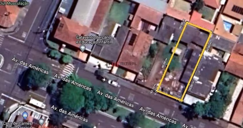Terreno à venda ZC6 - R$. 300.000,00 -  413 m2,  no alto da Av. das Américas, San Fernando, Londrin