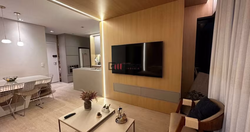 Apartamento 1 suíte e sala estendida - Concept Palhano - Gleba Palhano
