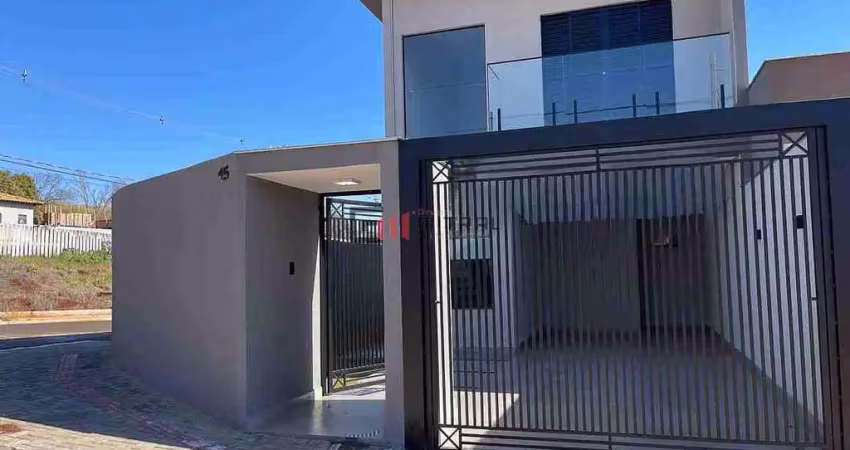 Sobrado geminado três dormitórios sendo 8ma suíte á venda, parque do valle /  ibiporã (novo)