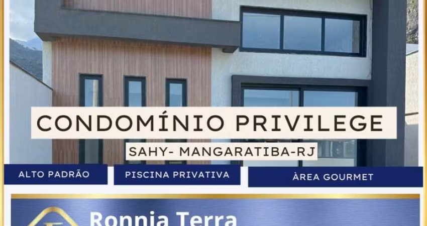 Casa em Condomínio 3 quartos-Sahy-Mangaratiba-RJ