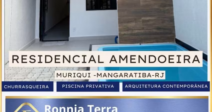 Casa com piscina à venda em Muriqui-Mangaratiba-RJ