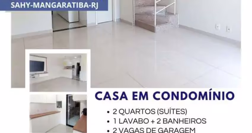 Casa em condominio 2 quartos(suites)-sahy-mangaratiba-rj