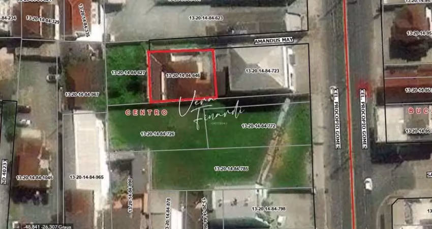 Terreno para Venda em Joinville, Centro, 2 dormitórios, 1 banheiro, 2 vagas