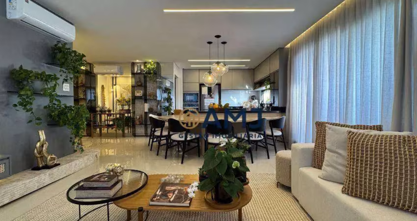 Penthouse mobiliada no ello vaca brava – 137m² | 3 suítes | 3 vagas