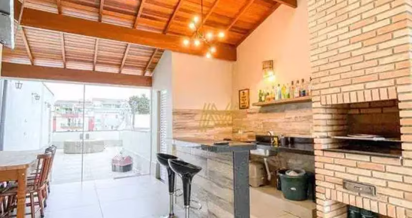 Cobertura com 3 dormitórios à venda, 200 m² por r$ 850.000,00 - utinga - santo andré/sp