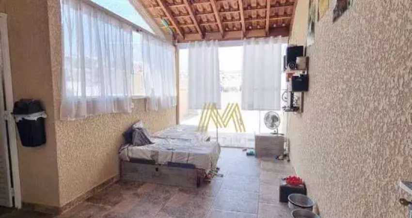 Cobertura com 2 dormitórios à venda, 108 m² por r$ 435.000,00 - vila helena - santo andré/sp