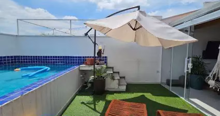 Cobertura com 2 dormitórios à venda, 110 m² por r$ 800.000,00 - bairro campestre - santo andré/sp