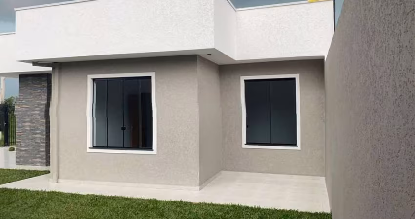 Casa nova com 2 dormitórios no condomínio Pôr do Sol