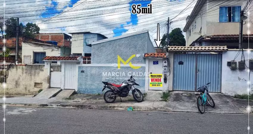 Casa de vila com 1 quarto, jardim catarina, são gonçalo - r$ 85 mil, cod: 375