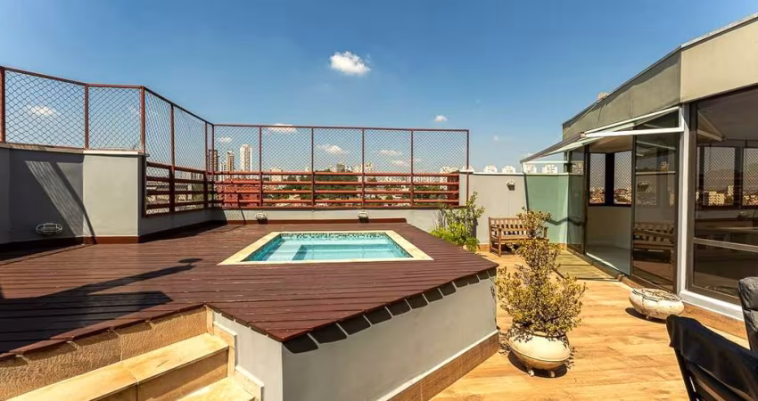 Cobertura para venda com 3 quartos, sendo 3 suítes, 265m²