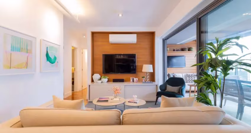 Apartamento tipo para venda em brooklin novo com 3 quartos, sendo 1 suíte, 131m²