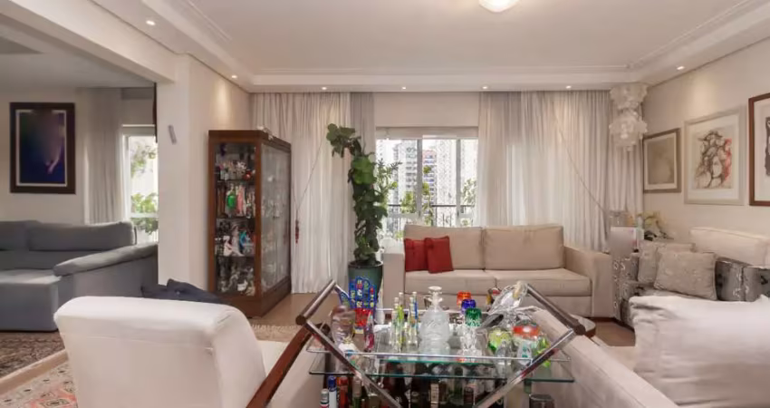 Apartamento tipo para venda em indianópolis com 3 quartos, sendo 2 suítes, 158m²
