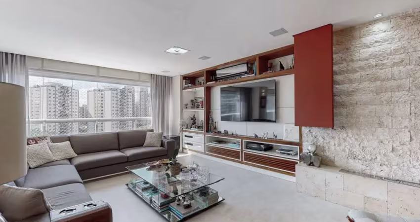 Apartamento tipo para venda em vila romana com 3 quartos, sendo 3 suítes, 162m²