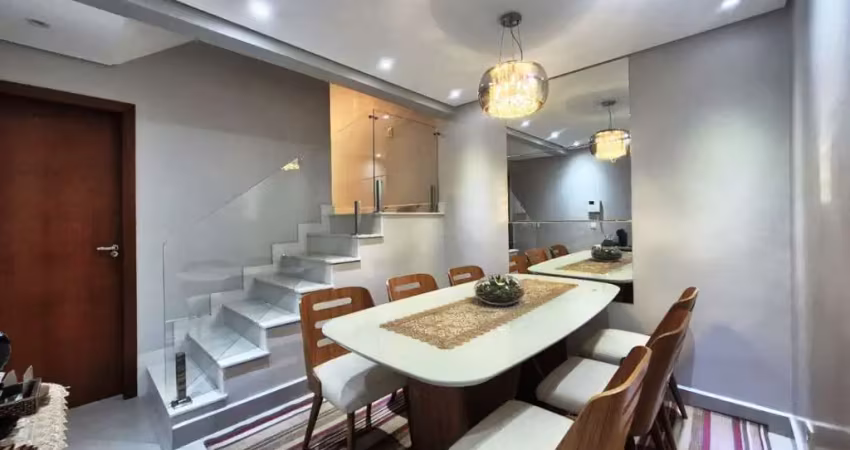 Sobrado para venda em jardim cláudia com 2 quartos, sendo 2 suítes, 96m²
