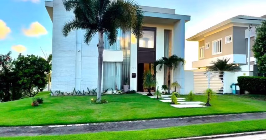 Alphaville Natal - Casa duplex com 4 suítes de esquina.