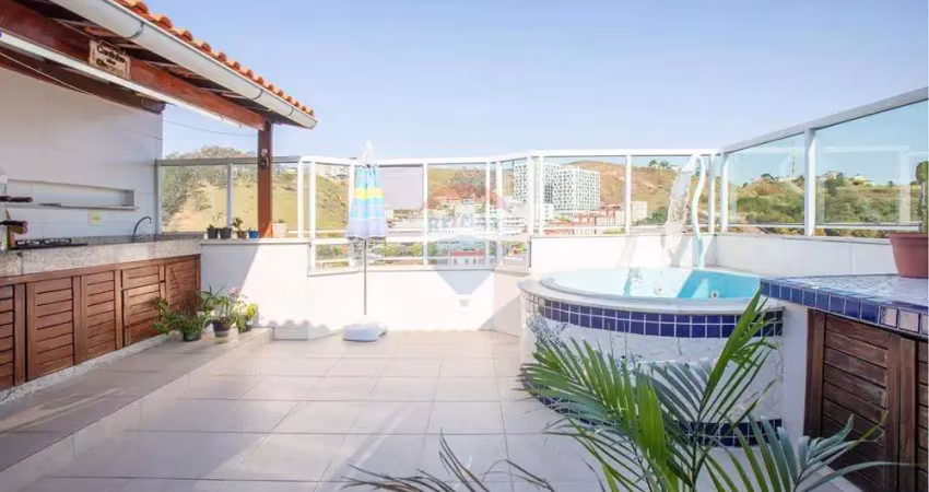 Cobertura Três Quartos à Venda em Bom Clima, Bandeirantes com Piscina e Churrasqueira Juiz de Fora-MG