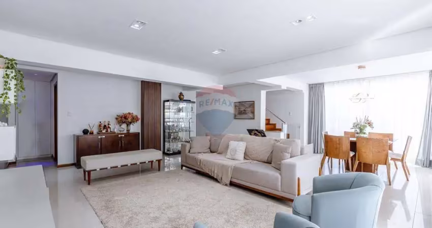 Cobertura de tirar o fôlego no cascatinha, com área real de 489m², 4 quartos, suíte master completa, piscina e vista deslumbrante!