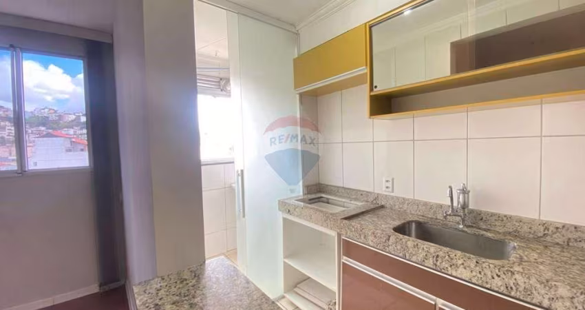 Apartamento semi-mobiliado 2 quartos vaga e elevador no Spazio Jardim Real-Democrata Juiz de Fora