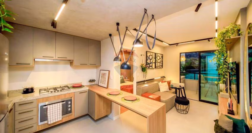 Incrível apartamento 2 quartos all suítes, em um condomínio com lazer localizado na parte plana do São Mateus e conexão com o verde das montanhas