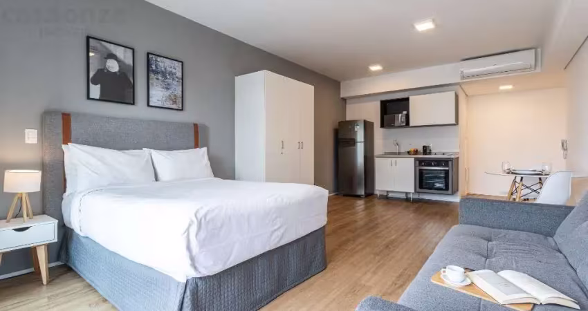 Studio de 44m² à venda no condomínio downtown genebra, são paulo.
