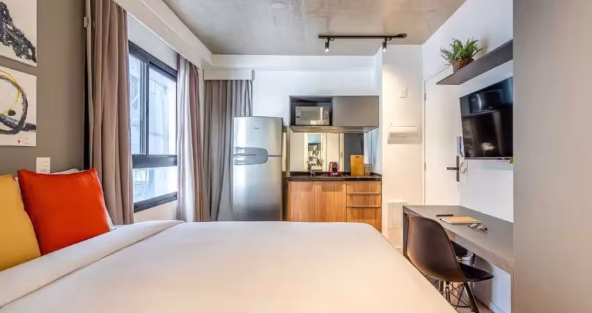 Apartamento com 1 dormitório à venda, 32,62m² - jardim paulista