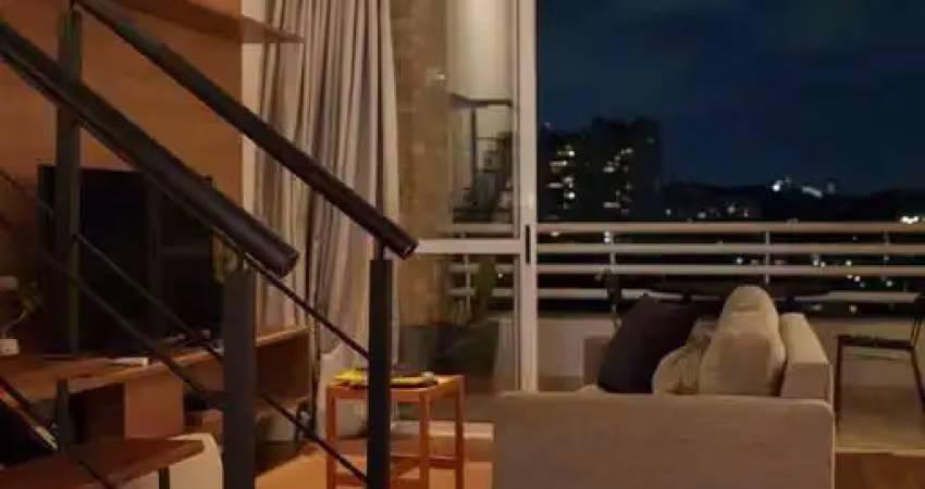 Apartamento duplex à venda - 1 dormitório - 65,21m² - brooklin, são paulo