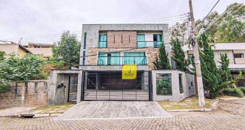 Casa com 4 dormitórios à venda, 231 m² por r$ 1.800.000,00 - quintas das avenidas - juiz de fora/mg