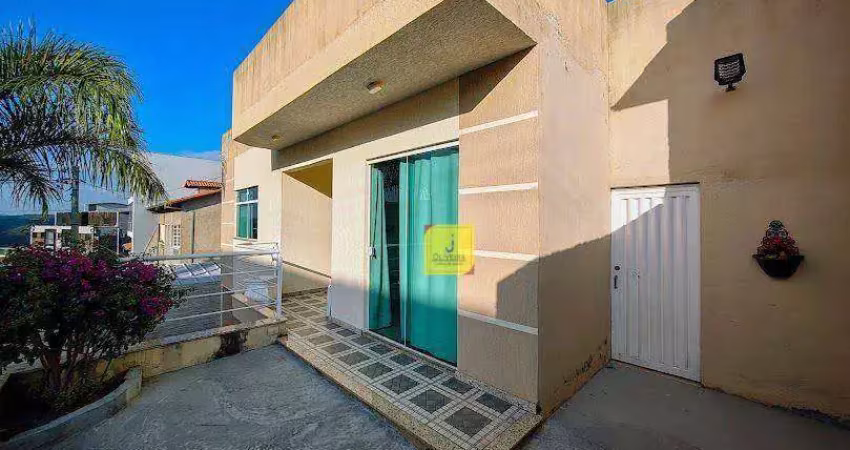 Amplo sobrado no santa maria, com 2 quartos (suíte), espaço gourmet e garagem