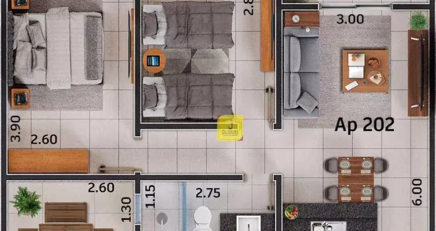 Apartamento garden com 2 dormitórios à venda, 61 m² por r$ 274.900,00 - bom jardim - juiz de fora/mg