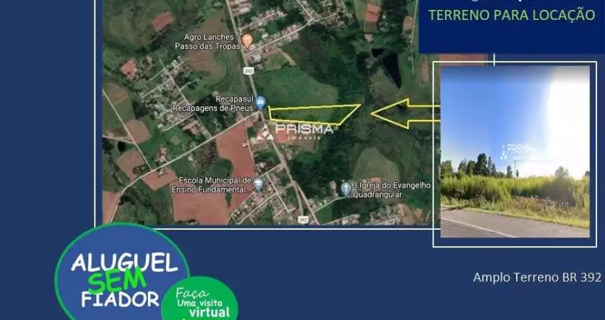 Terreno comercial para alugar na Rodovia BR-392, sn, Tomazetti, Santa Maria
