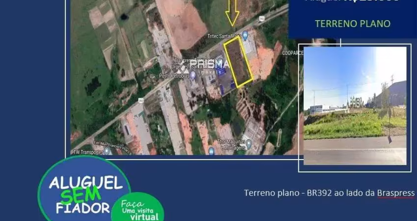 Terreno comercial para alugar na Rodovia BR-392, sn, Dom Antônio Reis, Santa Maria