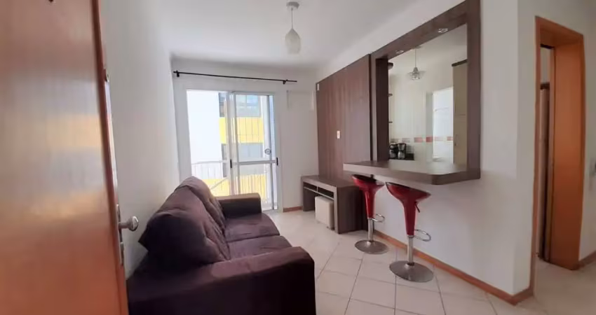 1 dormitório mobiliado, sacada,  garagem - próximo da ufn