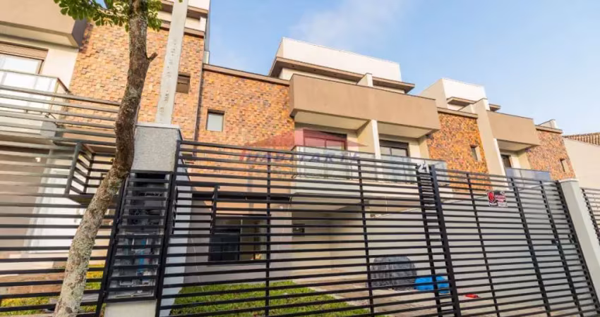 Residencial rinelli iv - sobrado de frente pra rua com 3 quartos, 1 suíte, terraço, 2 vagas, curitiba-pr, bairro uberaba. entrada facilitada!