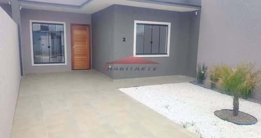 Imperdível! casa à venda em fazenda rio grande-pr, bairro iguaçu, 3 quartos, sendo 1 suíte, 1 sala, 2 banheiros, 1 vaga, 60m².
