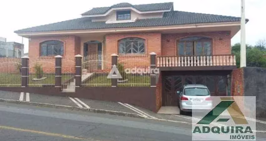 Casa à venda 5 quartos, 2 suites, 3 vagas, 378m², jardim carvalho, ponta grossa - pr