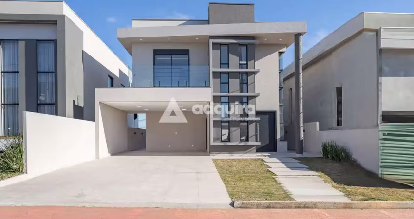 Casa em condominio à venda, jardim carvalho, ponta grossa, pr